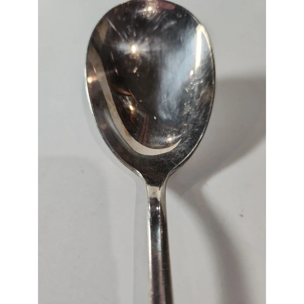 1847 Rogers Bros Daffodil Silverplate Serving Fork and Spoon Set IS
